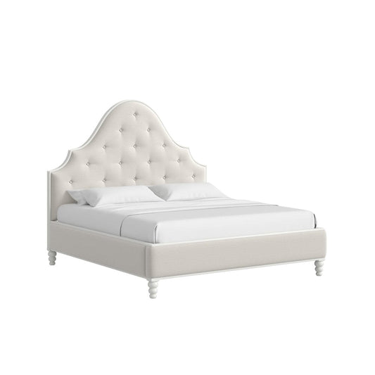 A.R.T. Furniture  - Haven QN Uph Bed-Warm White  - 339125-2367 view 1