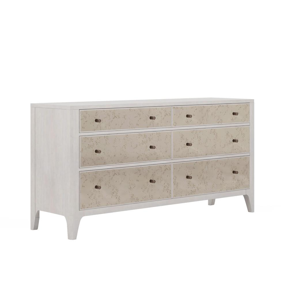 A.R.T. Furniture - Mezzanine 6 Drawer Mirrored Dresser in Light Gray - 325131-2249 view 1