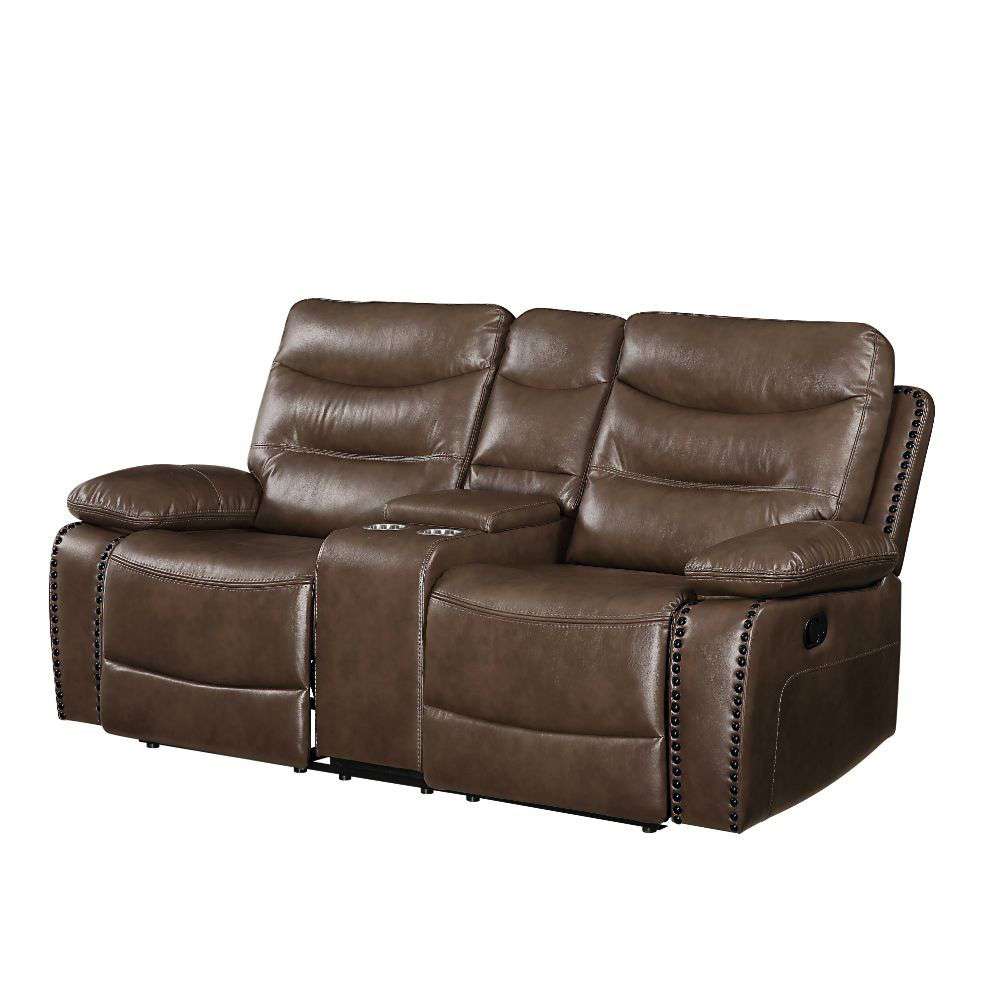 ACME Furniture - Aashi Loveseat w/Console (Motion) - 55421 veiw 1