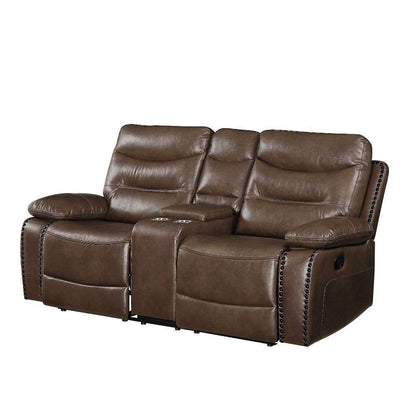 ACME Furniture - Aashi Loveseat w/Console (Motion) - 55421 veiw 1