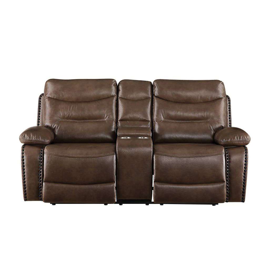 ACME Furniture - Aashi Loveseat w/Console (Motion) - 55421 veiw 2