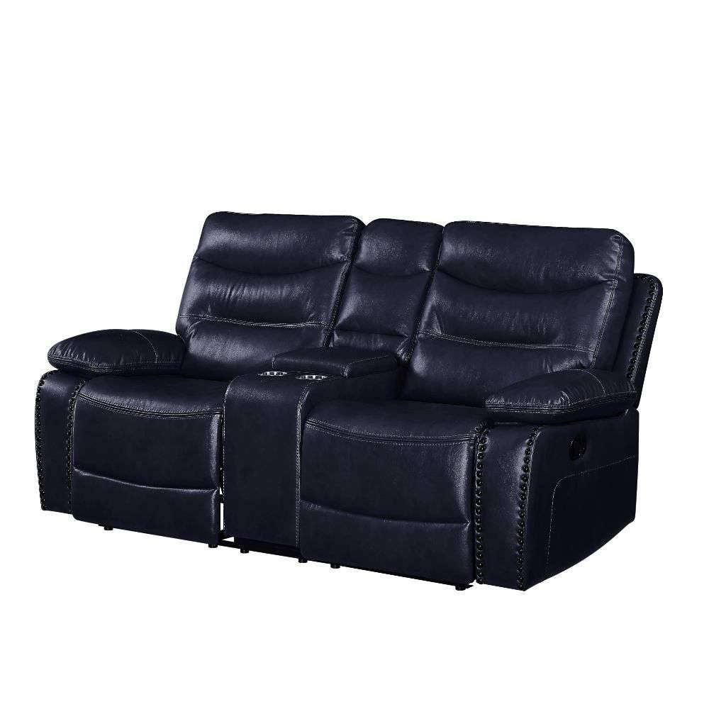 ACME Furniture - Aashi Loveseat w/Console (Motion) - 55371 veiw 1