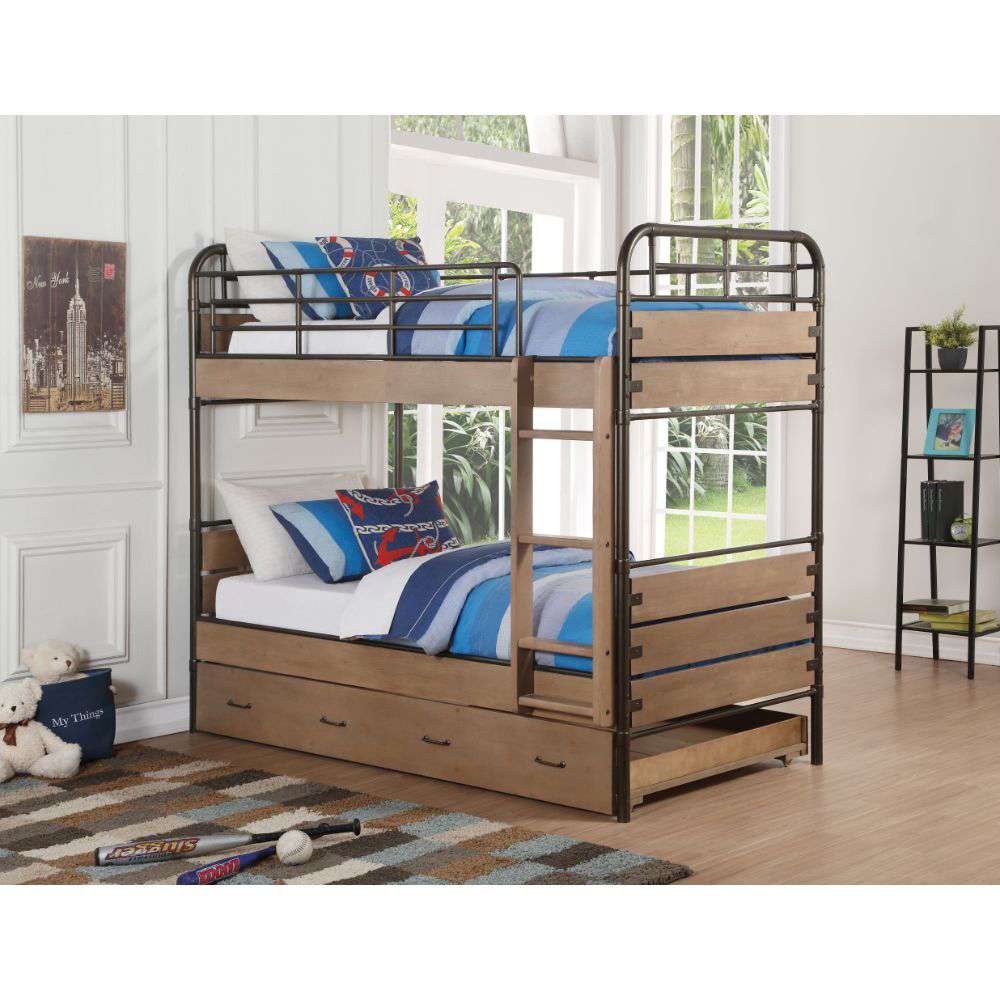 ACME Furniture - Adams Twin/Twin Bunk Bed & Trundle - 37760 veiw 4