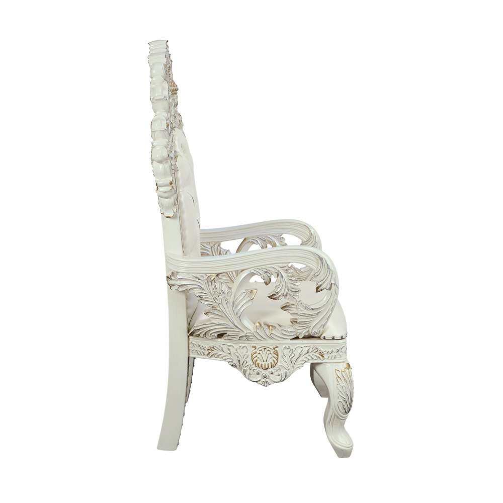 ACME Furniture - Adara Arm Chair (Set of 2) - Antique White - DN01231 veiw 3