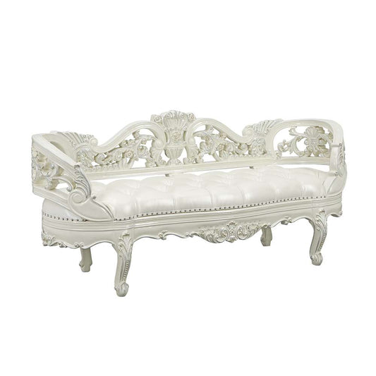 ACME Furniture - Adara Bench - Antique White - BD01253 veiw 2