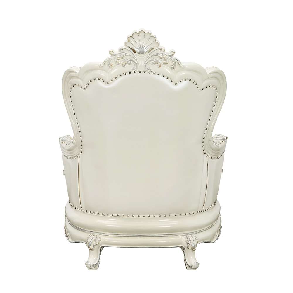 ACME Furniture - Adara Chair w/2 Pillows - Antique White - LV01226 veiw 4