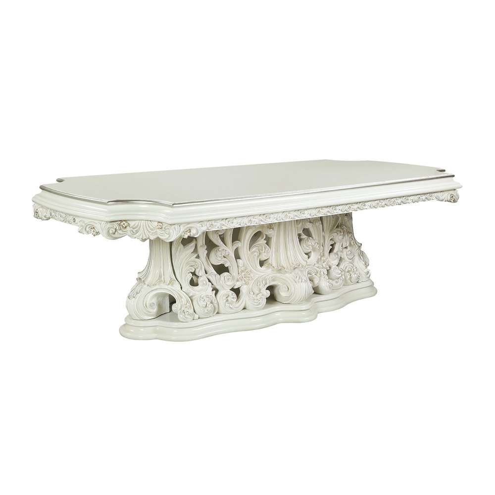 ACME Furniture - Adara Dining Table - Antique White - DN01229 veiw 1