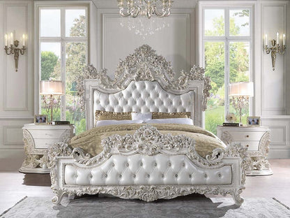 ACME Furniture - Adara Eastern King Bed - Antique White - BD01248EK view 5