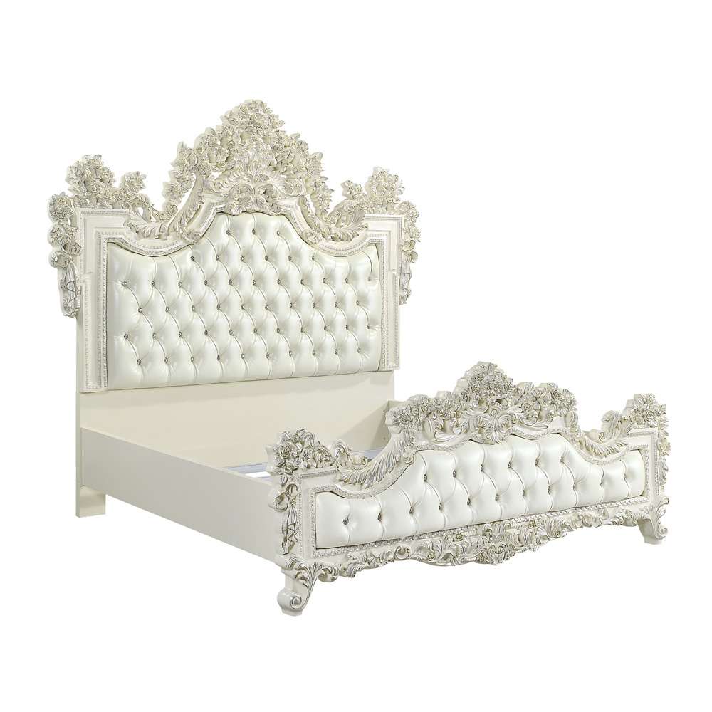 ACME Furniture - Adara Eastern King Bed - Antique White - BD01248EK veiw 1