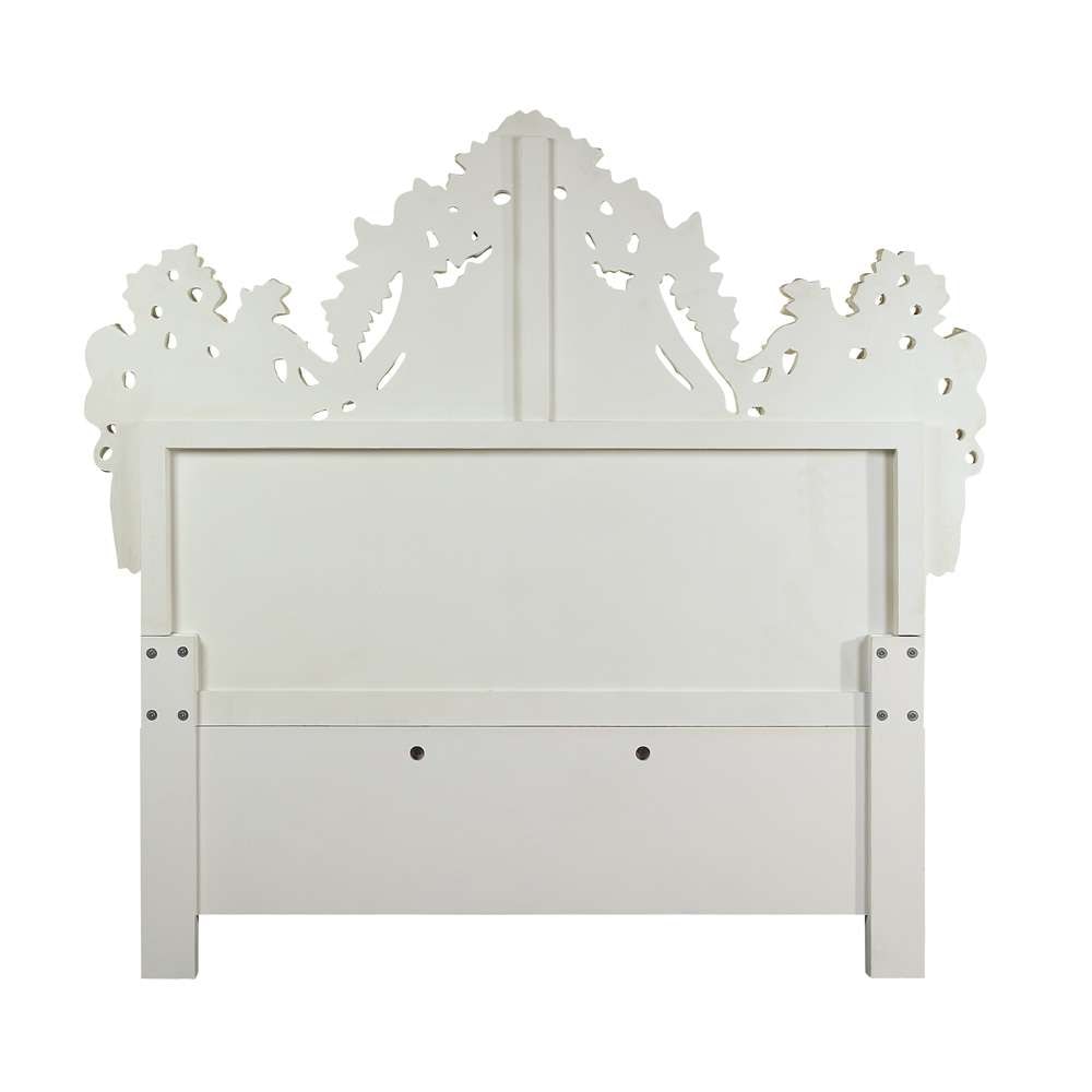 ACME Furniture - Adara Eastern King Bed - Antique White - BD01248EK veiw 4