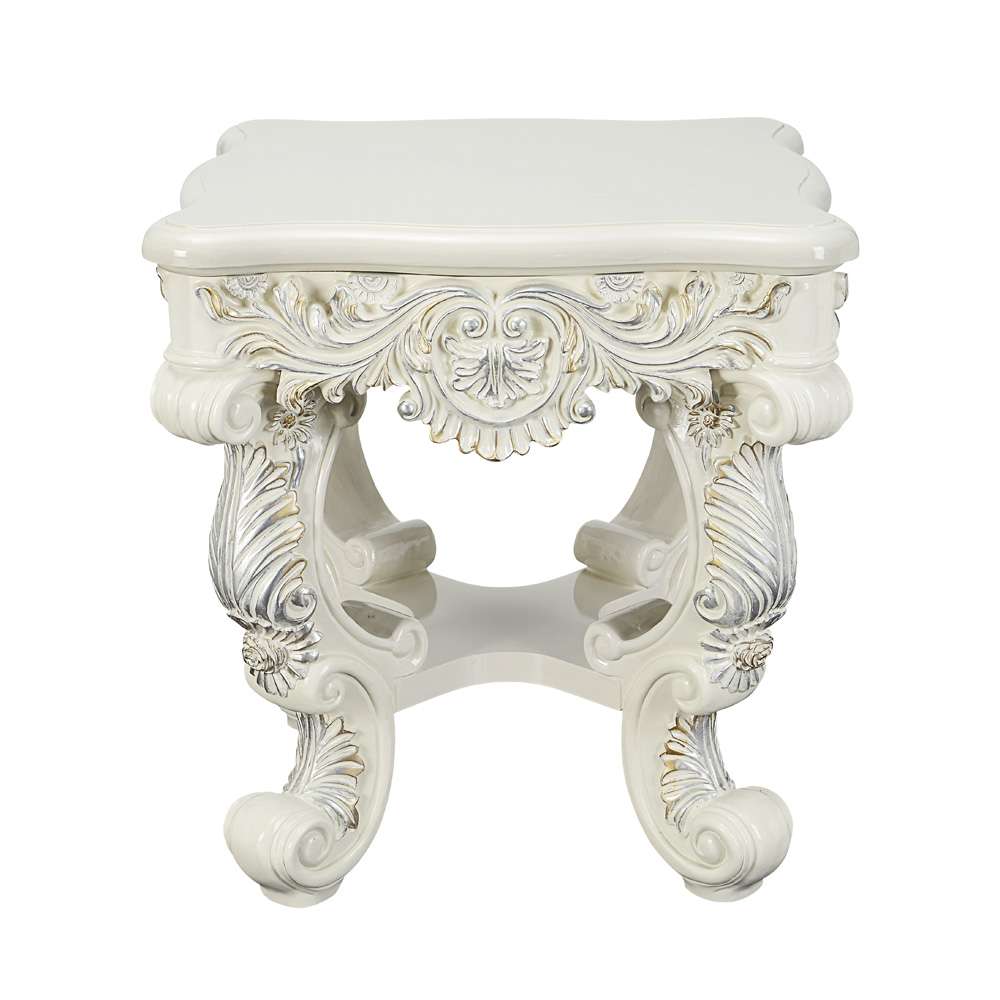 ACME Furniture - Adara End Table - Antique White - LV01218 view 2