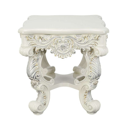 ACME Furniture - Adara End Table - Antique White - LV01218 view 2