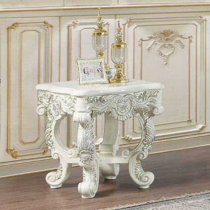 ACME Furniture - Adara End Table - Antique White - LV01218 view 3