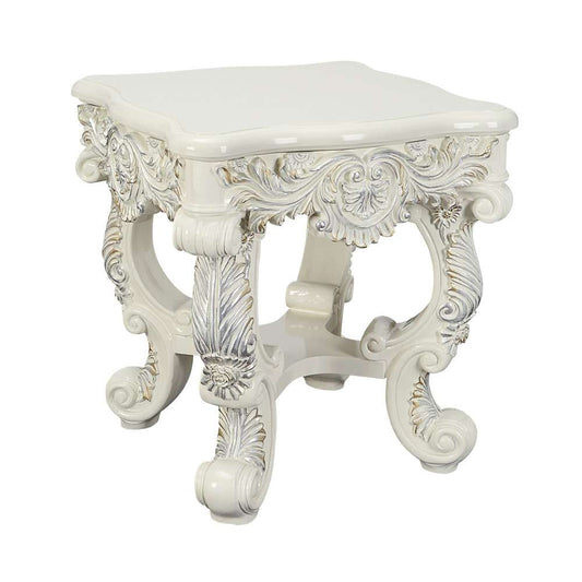 ACME Furniture - Adara End Table - Antique White - LV01218 veiw 1
