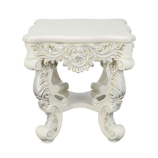 ACME Furniture - Adara End Table - Antique White - LV01218 veiw 2