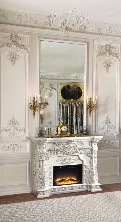 ACME Furniture - Adara Fireplace - Antique White - AC01620 veiw 1