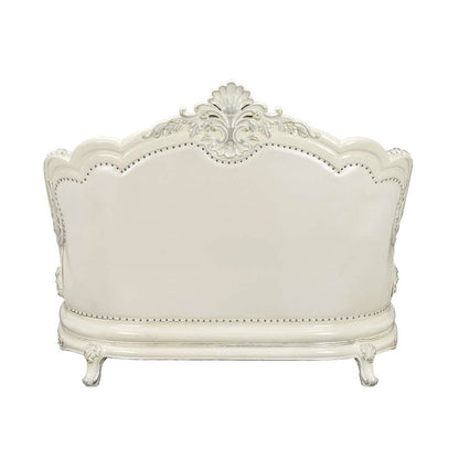 ACME Furniture - Adara Loveseat w/5 Pillows - Antique White - LV01225 veiw 3