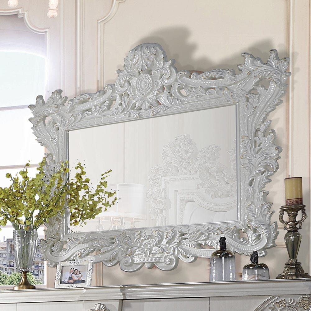 ACME Furniture - Adara Mirror - Antique White - BD01250 view 3