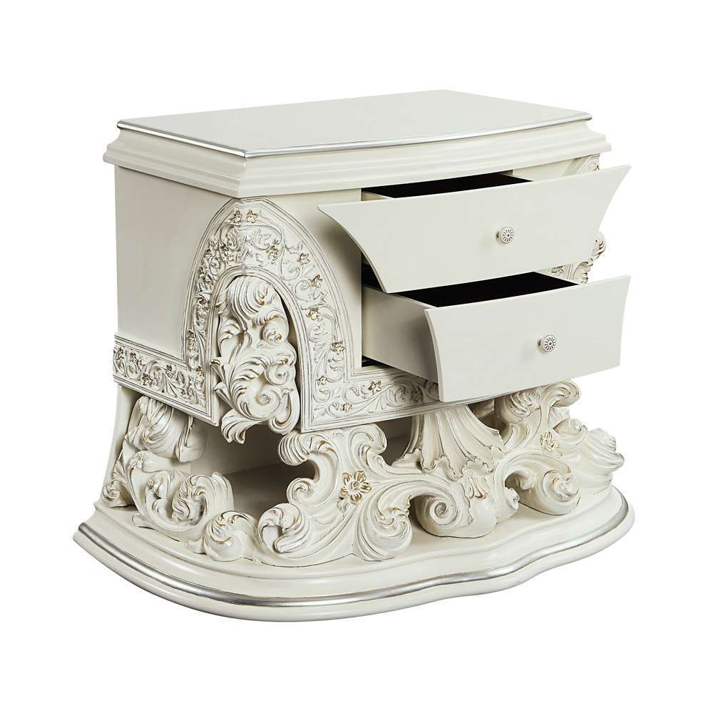 ACME Furniture - Adara Nightstand - Antique White - BD01249 view 4