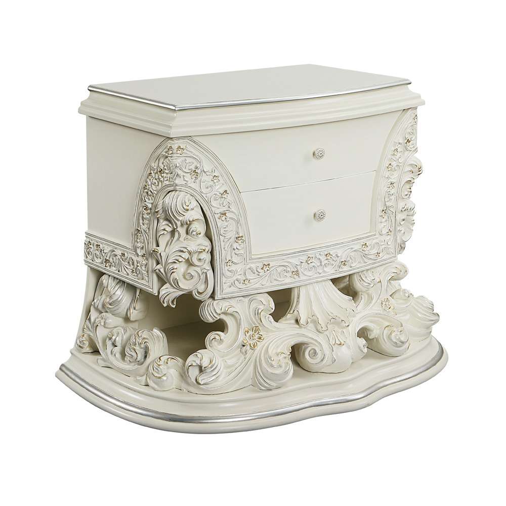 ACME Furniture - Adara Nightstand - Antique White - BD01249 veiw 1