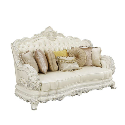 ACME Furniture - Adara Sofa w/7 Pillows -Antique White - LV01224 veiw 1
