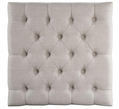 ACME Furniture - Aizen Cocktail Ottoman - Beige Fabric & Espresso Finish - 96562 veiw 4