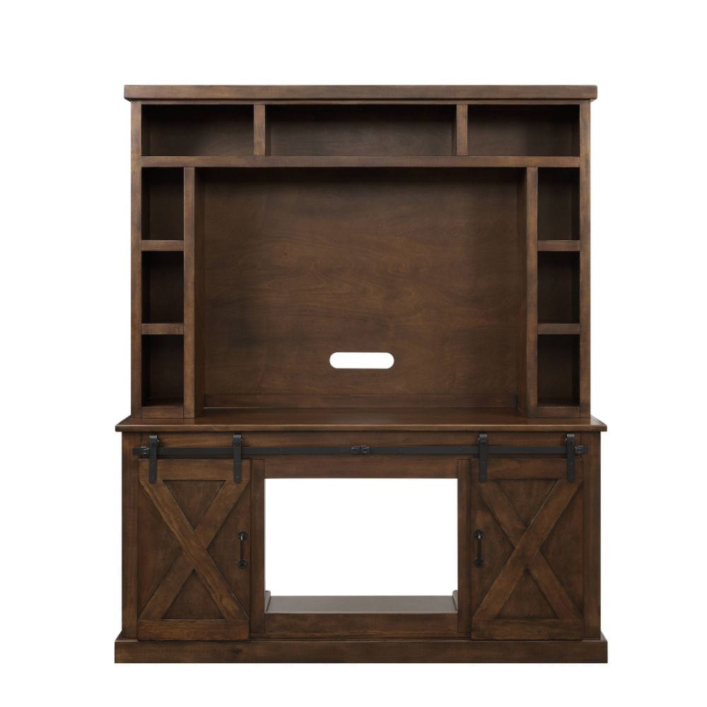 ACME Furniture - Aksel - Entertainment Center (Include 91617FIR) - Walnut - 91628 view 3