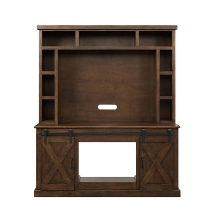 ACME Furniture - Aksel - Entertainment Center (Include 91617FIR) - Walnut - 91628 view 3
