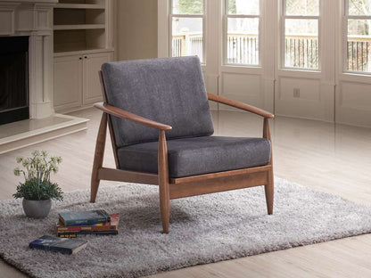 ACME Furniture - Alisa Accent Chair - Charcoal & Brown - AC02377 veiw 2
