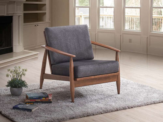ACME Furniture - Alisa Accent Chair - Charcoal & Brown - AC02377 veiw 2