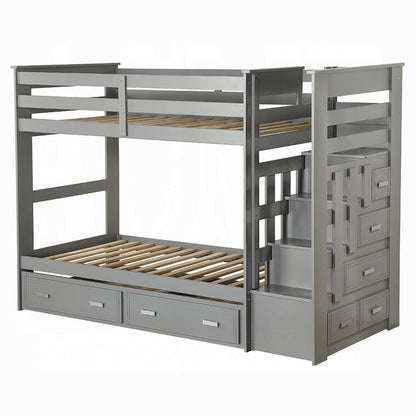 ACME Furniture - Allentown Twin/Twin Bunk Bed w/Storage Ladder & Trundle - 37870 view 1