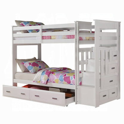 ACME Furniture - Allentown Twin/Twin Bunk Bed w/Storage Ladder & Trundle - 37370 view 1