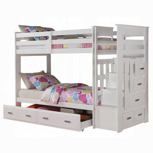 ACME Furniture - Allentown Twin/Twin Bunk Bed w/Storage Ladder & Trundle - 37370 view 1