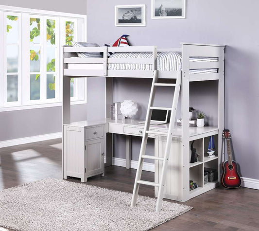 ACME Furniture - Ambar Loft Bed w/Chest, Desk & Bookcase - 38065 veiw 1