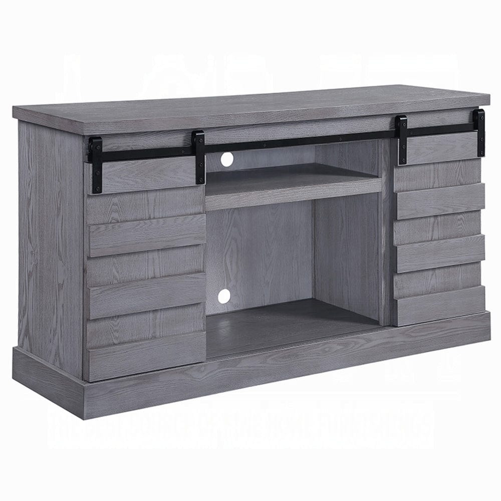 ACME Furniture - Amrita TV Stand w/Fireplace - 91616 view 1