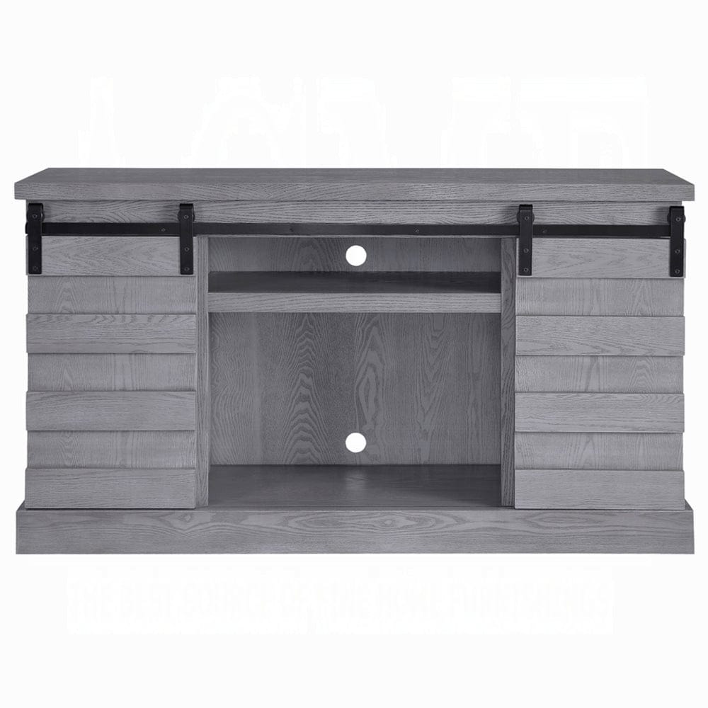 ACME Furniture - Amrita TV Stand w/Fireplace - 91616 view 2