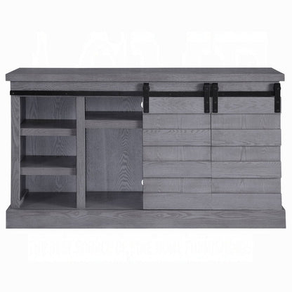 ACME Furniture - Amrita TV Stand w/Fireplace - 91616 view 3