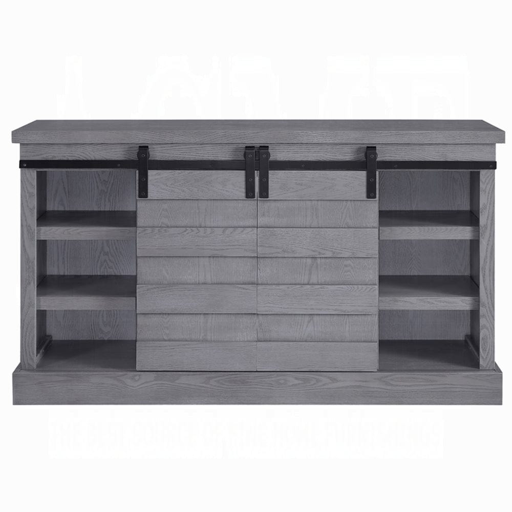 ACME Furniture - Amrita TV Stand w/Fireplace - 91616 view 4