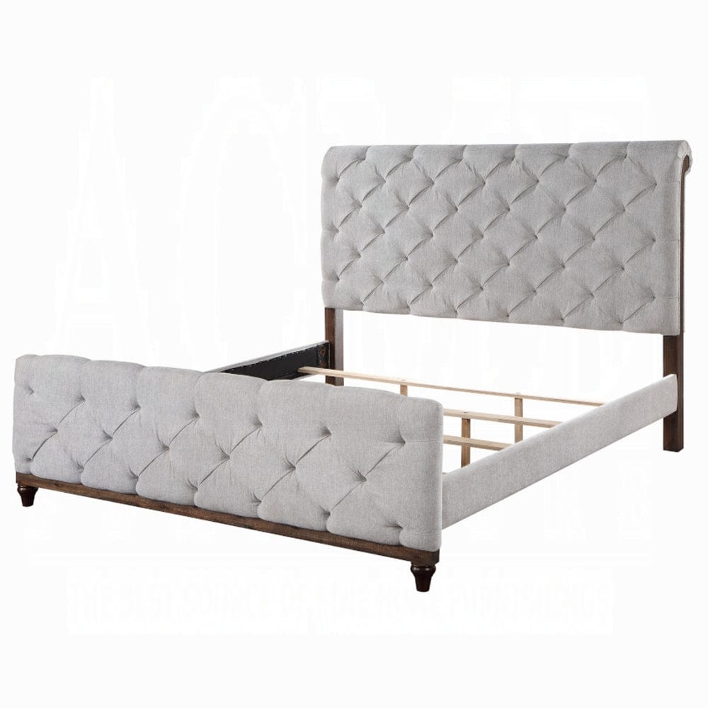 ACME Furniture - Andria Eastern King Bed - Reclaimed Oak - BD01290EK view 1