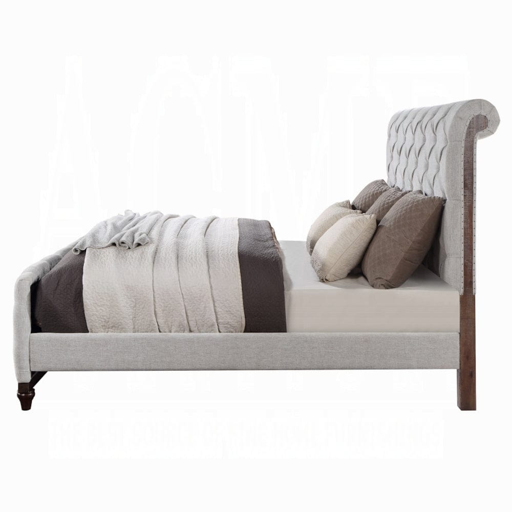 ACME Furniture - Andria Eastern King Bed - Reclaimed Oak - BD01290EK view 3