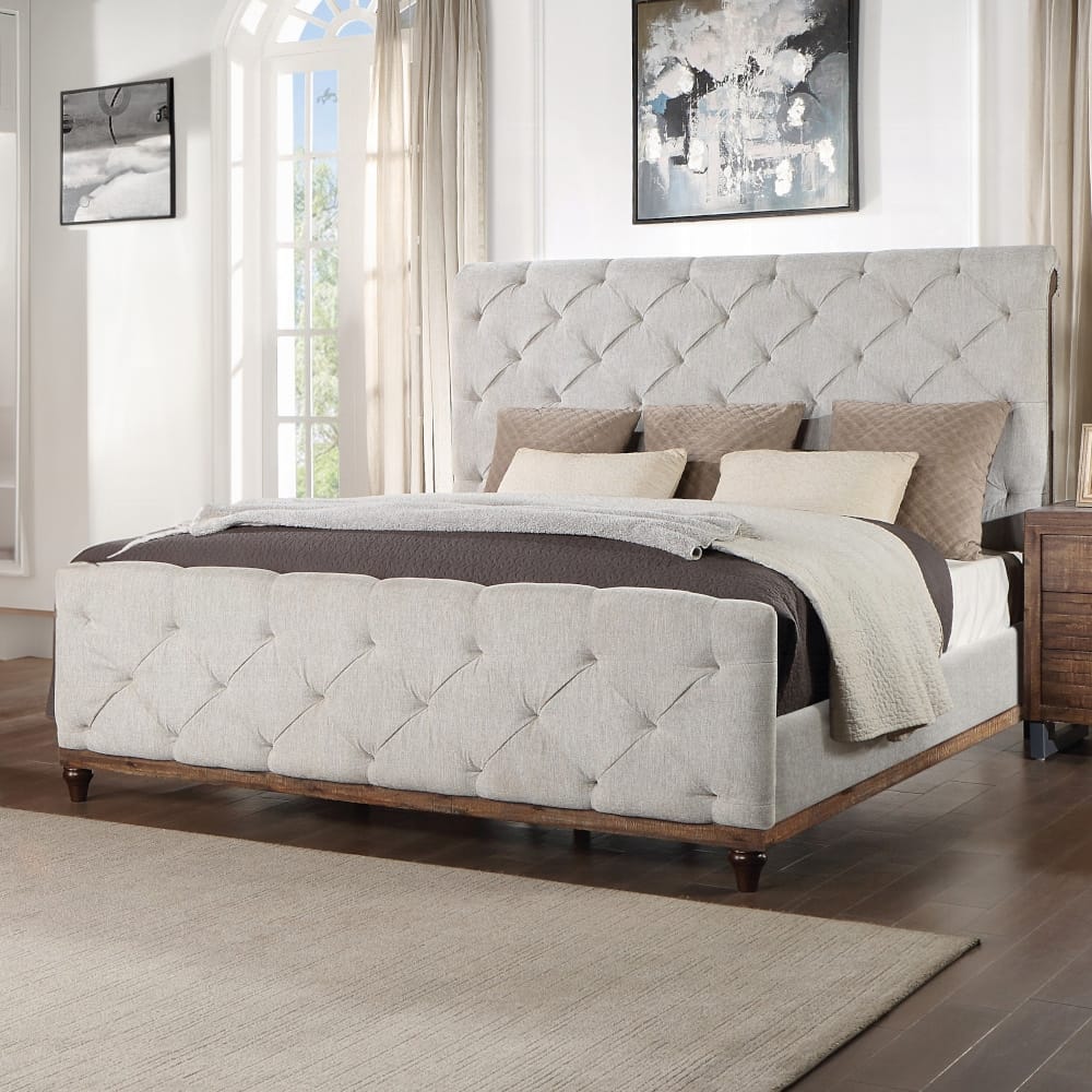 ACME Furniture - Andria Queen Bed - Reclaimed Oak - BD01291Q view 5