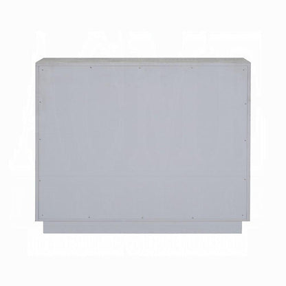 ACME Furniture - Anpu Console Cabinet - Silver Faux Crocodile Skin Finish - AC02505 veiw 3