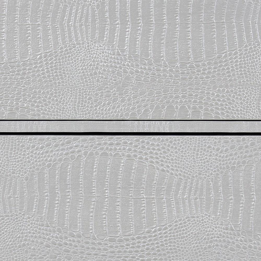 ACME Furniture - Anpu Console Cabinet - Silver Faux Crocodile Skin Finish - AC02505 veiw 5