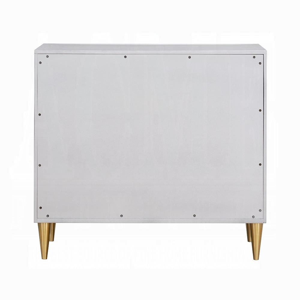 ACME Furniture - Anson Console Cabinet - Metallic Silver & Champagne Finish - AC02507 veiw 3