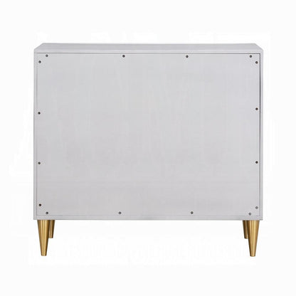 ACME Furniture - Anson Console Cabinet - Metallic Silver & Champagne Finish - AC02507 veiw 3