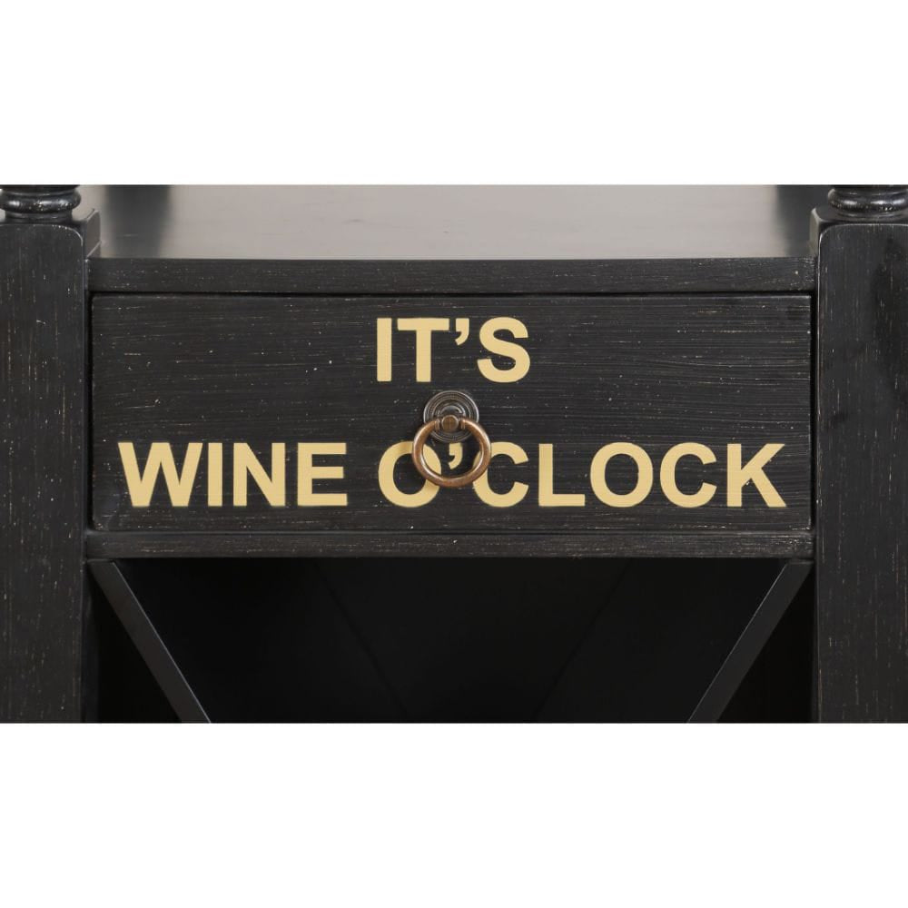 ACME Furniture - Anthony - Wine Cabinet - Antique Black - 97464 view 6