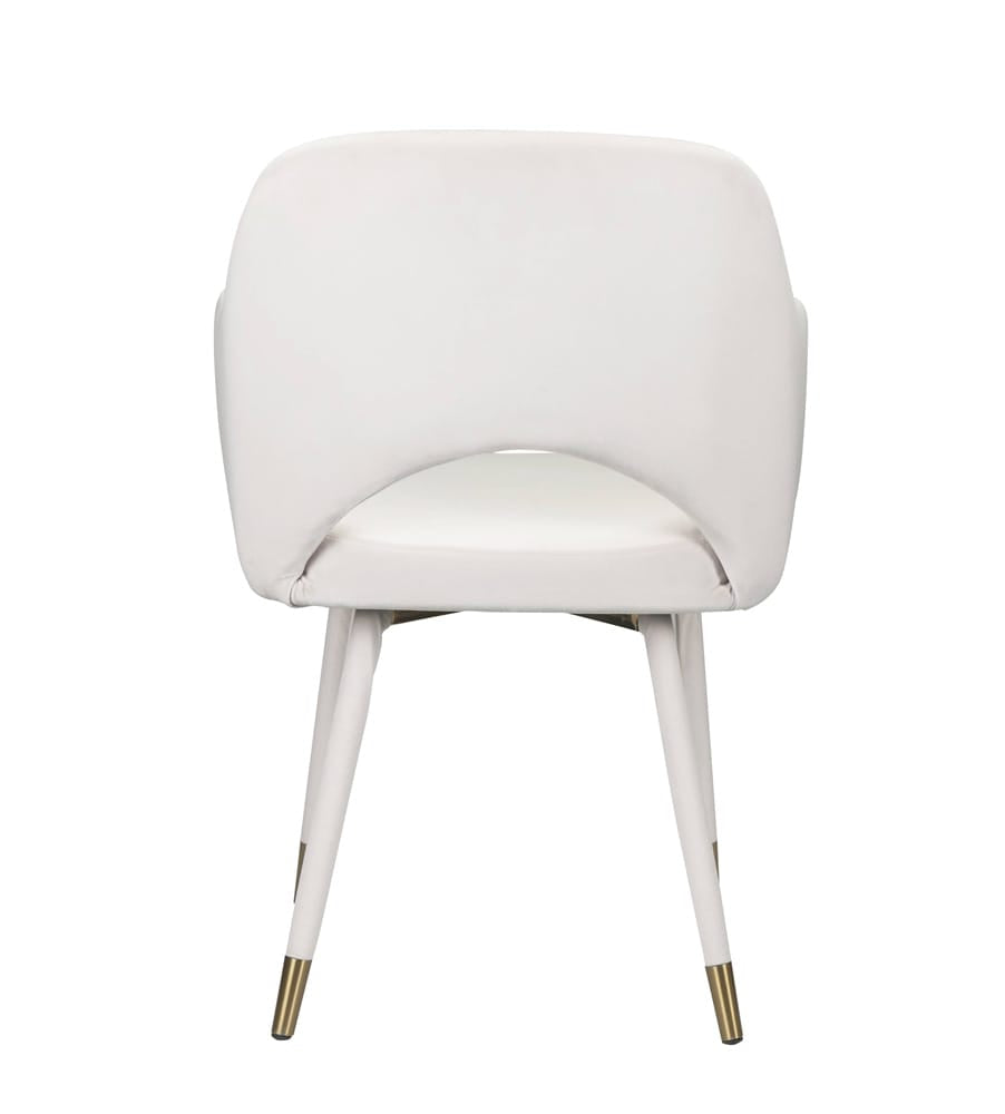 ACME Furniture - Applewood - Accent Chair - Cream Velvet & Gold - 59856 view 4