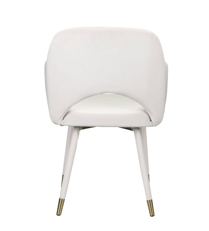 ACME Furniture - Applewood - Accent Chair - Cream Velvet & Gold - 59856 view 4
