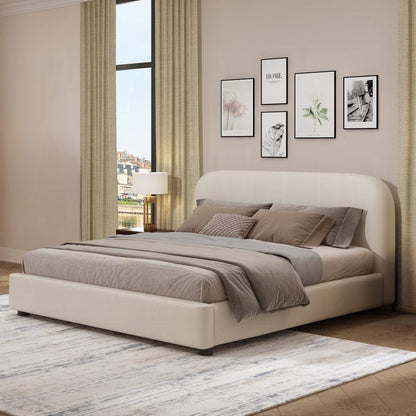 ACME Furniture - Arden Eastern King Bed - Beige Fabric - BD03901EK view 4
