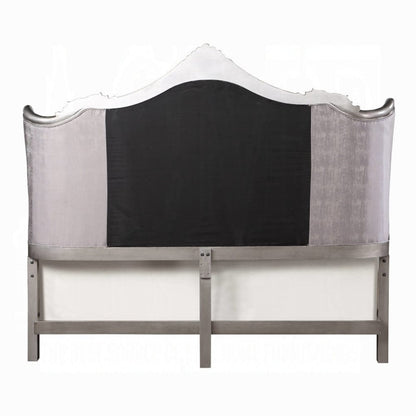 ACME Furniture - Ariadne California King Bed - Velvet & Antique Platinum - BD00601CK view 4